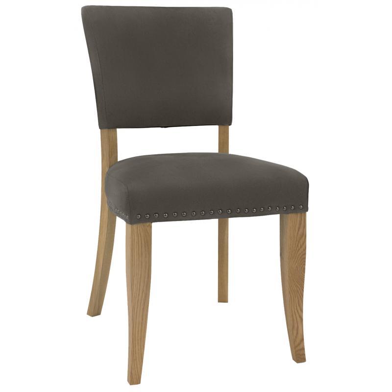 Nordland Oak Chair - Dark Grey